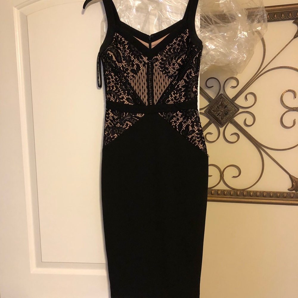 Black cocktail dress